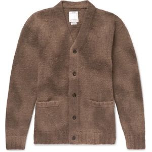 Visvim Selmer Long Cardigan (Dye) - Charcoal Brown size (3) Large